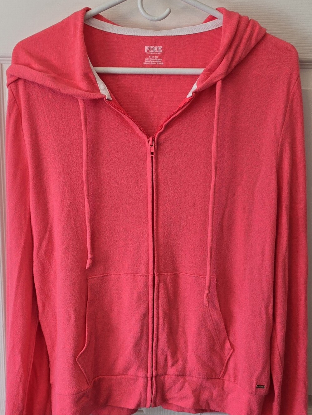 Victoria's Secret PINK Hot Pink Full-Zip Hoodie